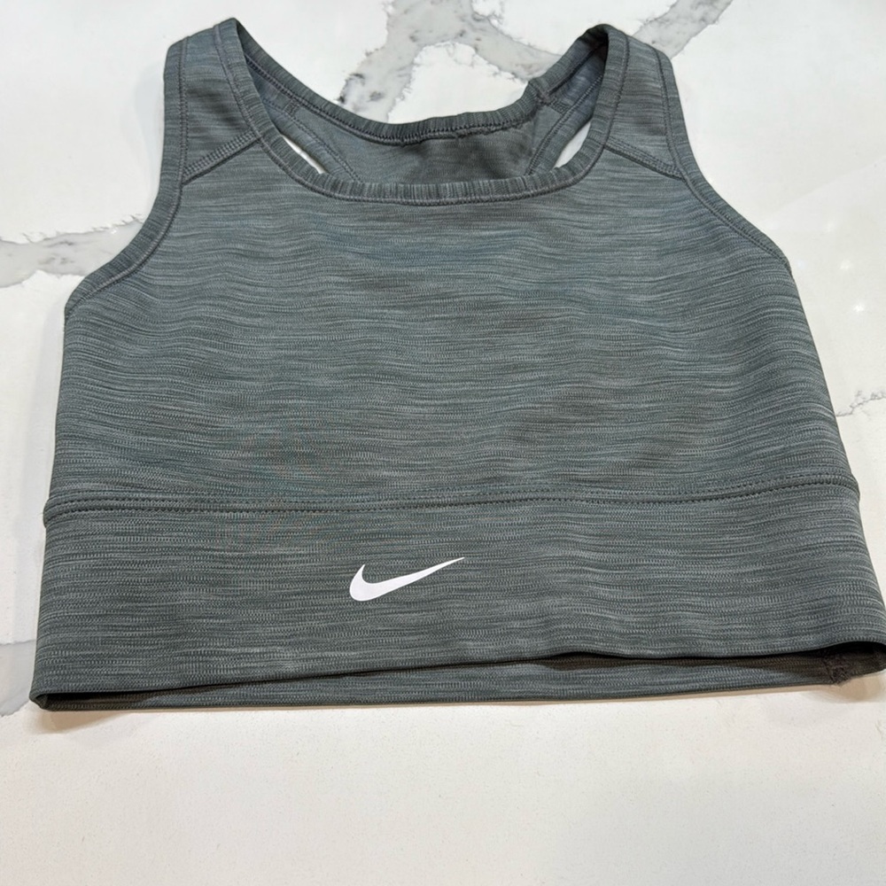 Nike Heather Gray Sports Bra EUC